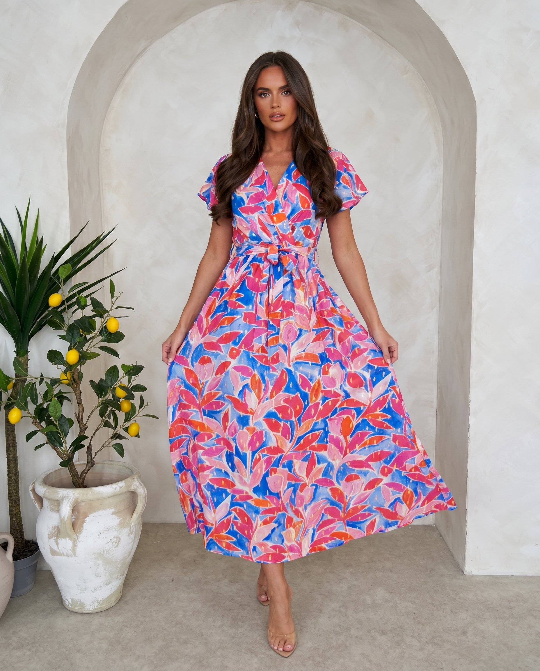 Sukienka IBIZA Miss Sara Sleeves - 8