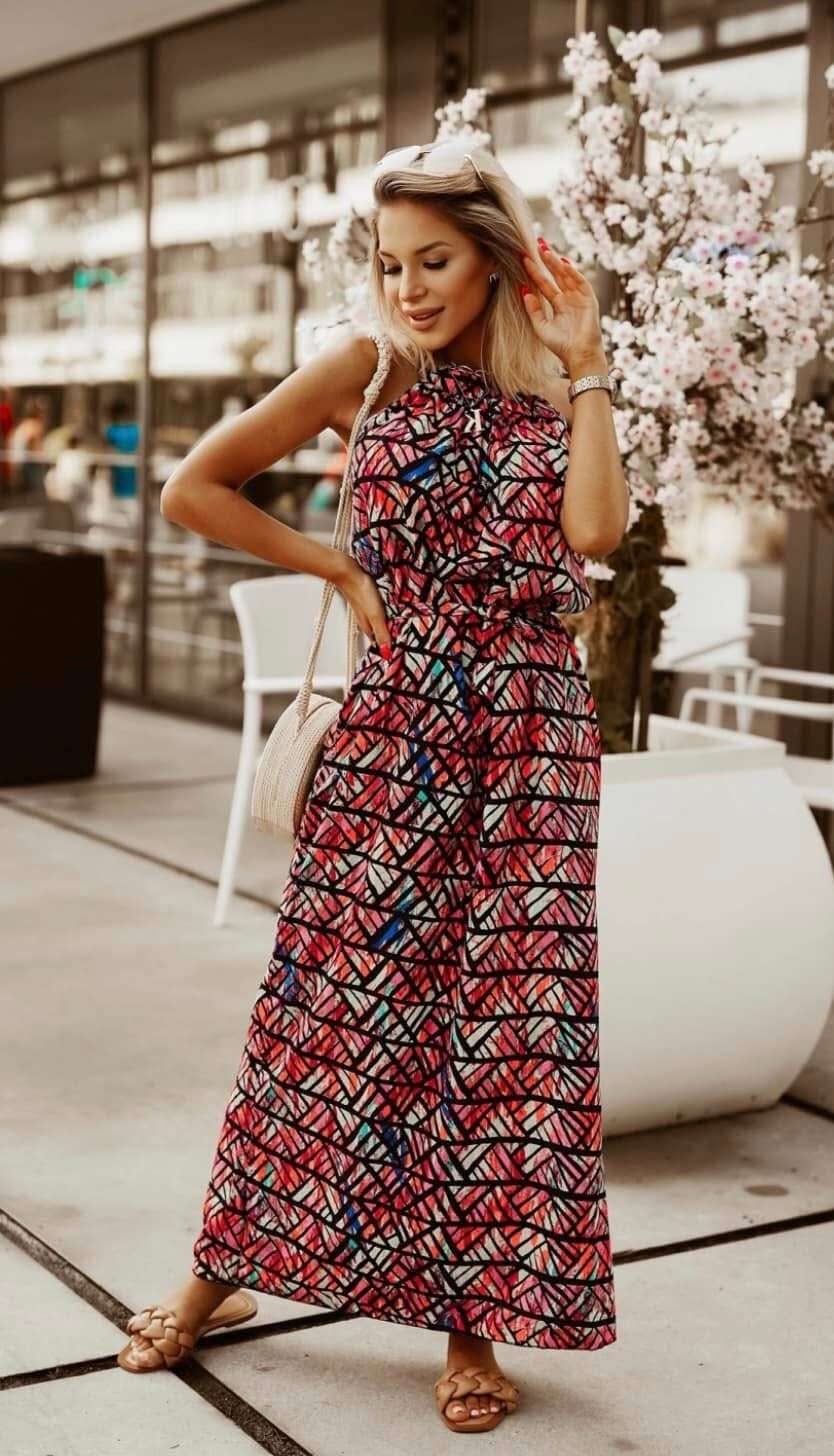 Sukienka MOZAIKA Miss Sara Maxi