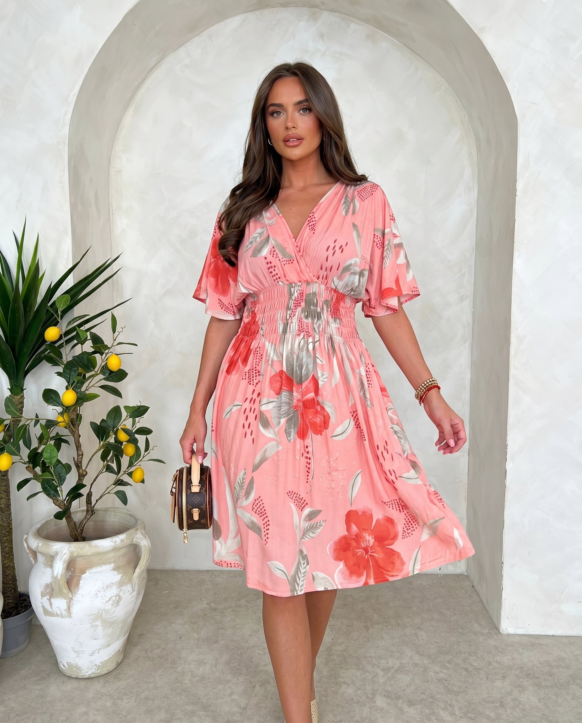 Sukienka BLOOMING Short Zimny Materiał