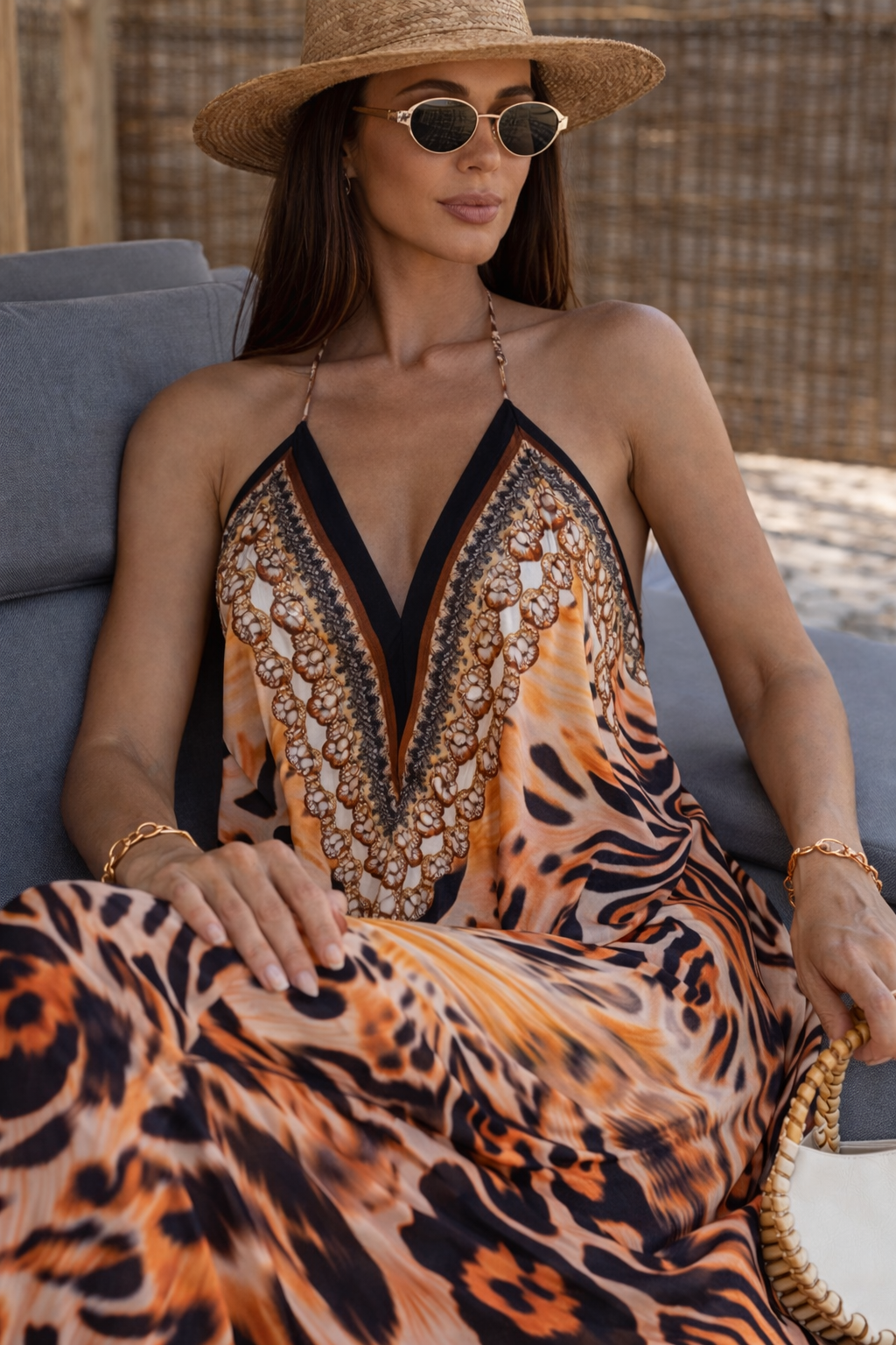 Cropped Faux leather Jacket