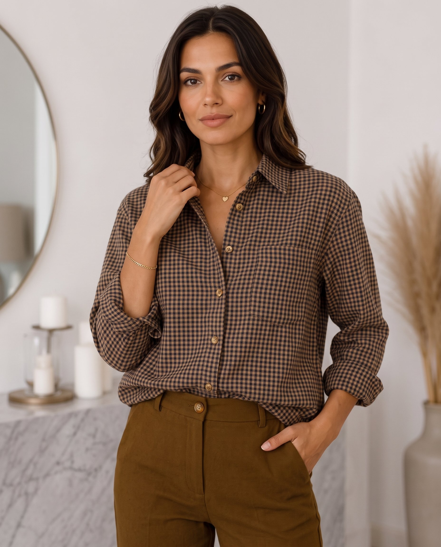 Cropped Faux leather Jacket