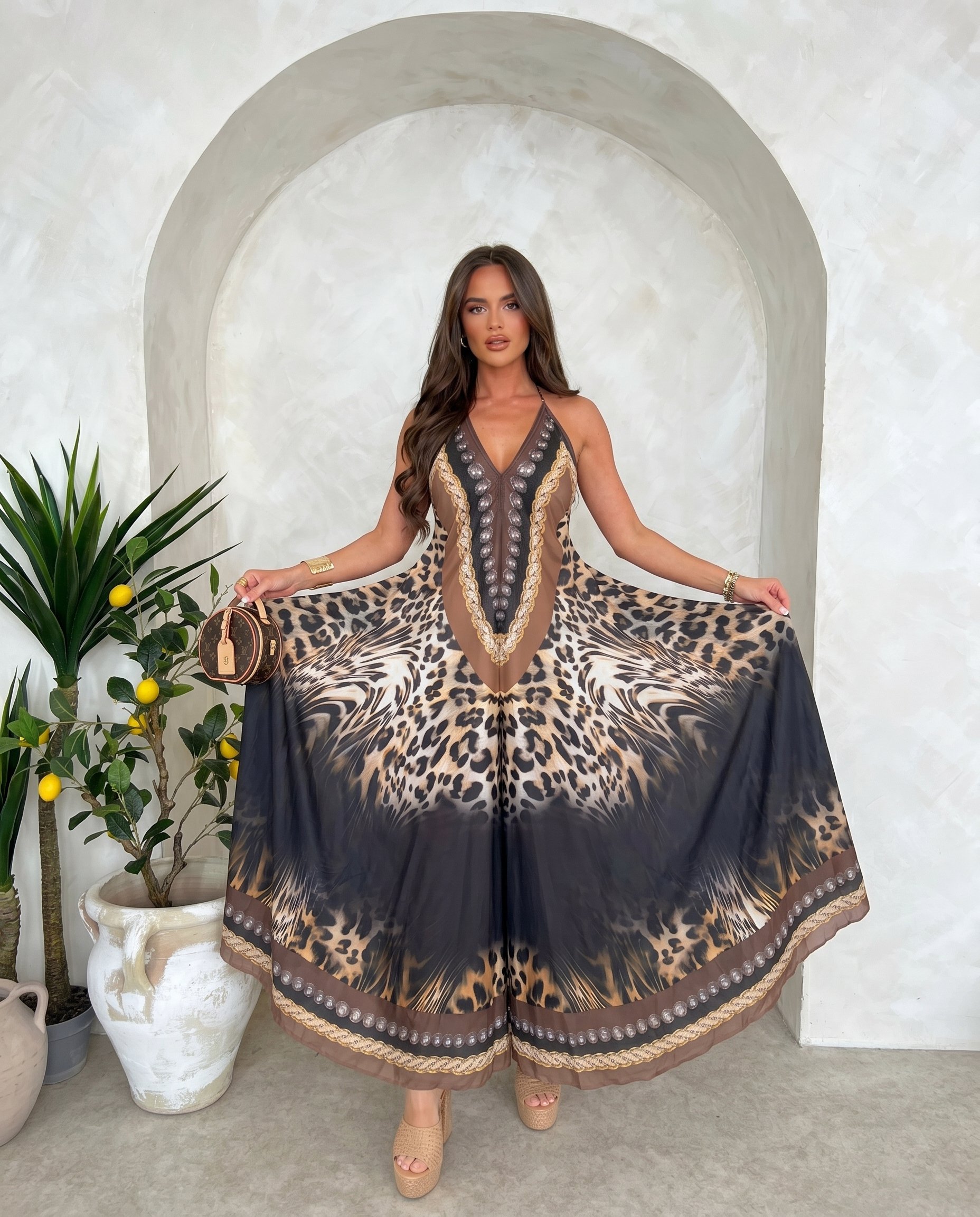 Cropped Faux leather Jacket