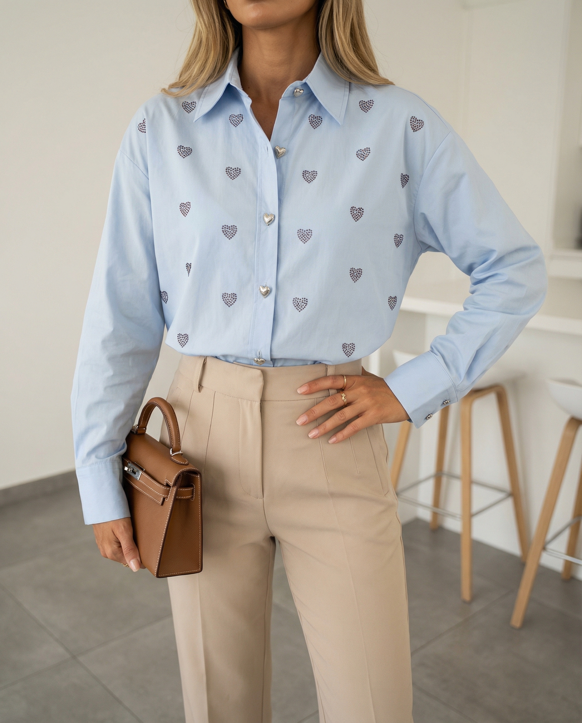 Cropped Faux leather Jacket