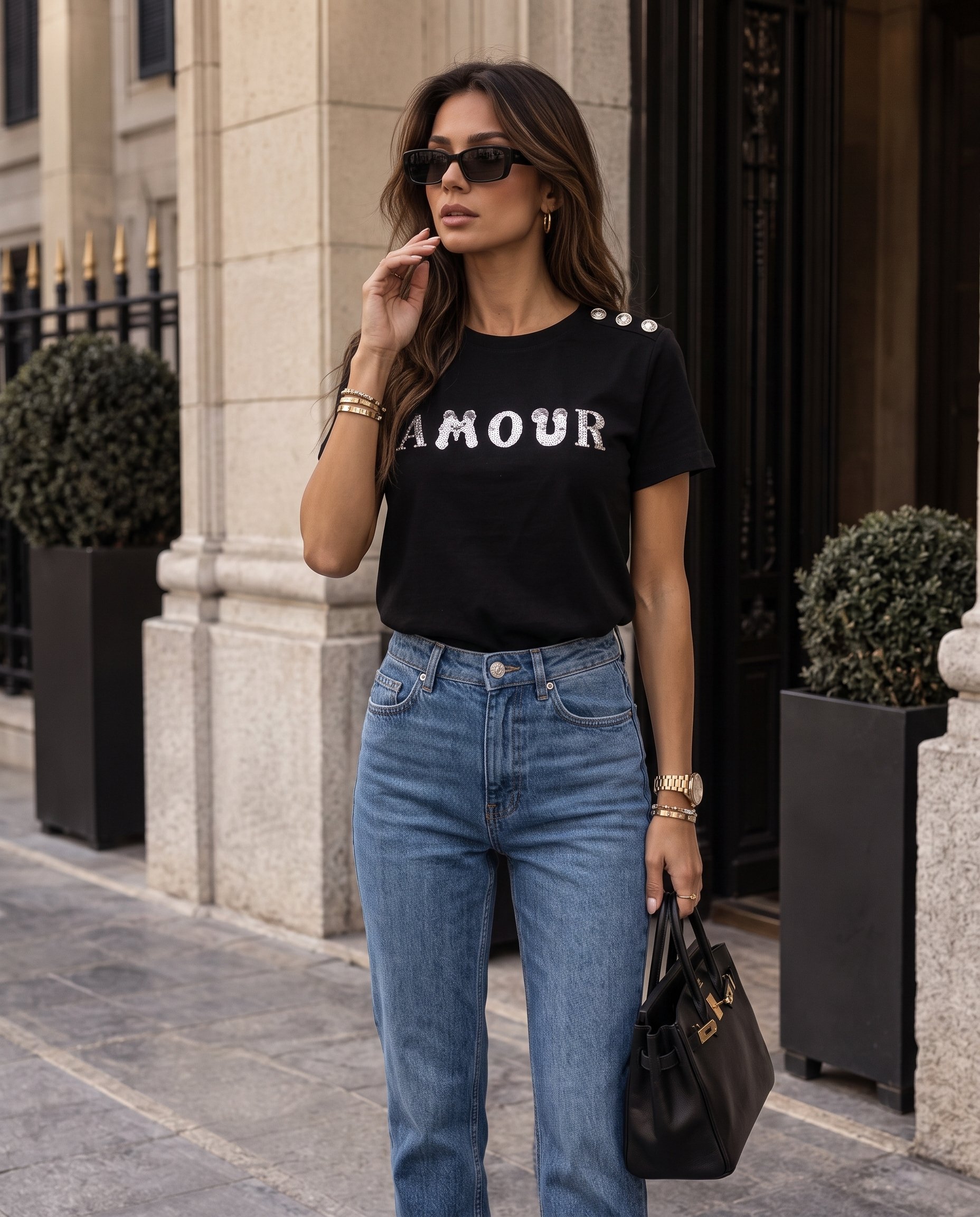 Cropped Faux leather Jacket