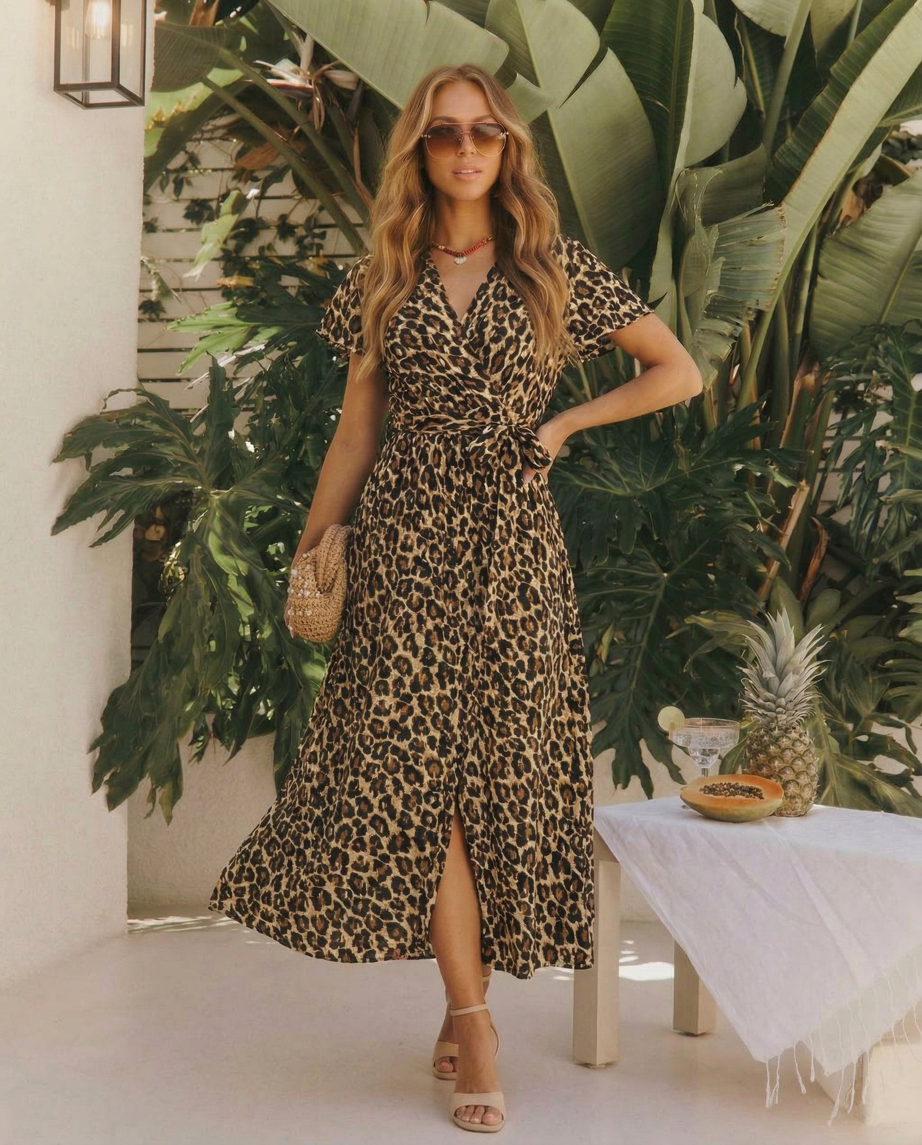 Sukienka  PANTEROS Miss Sara Sleeves