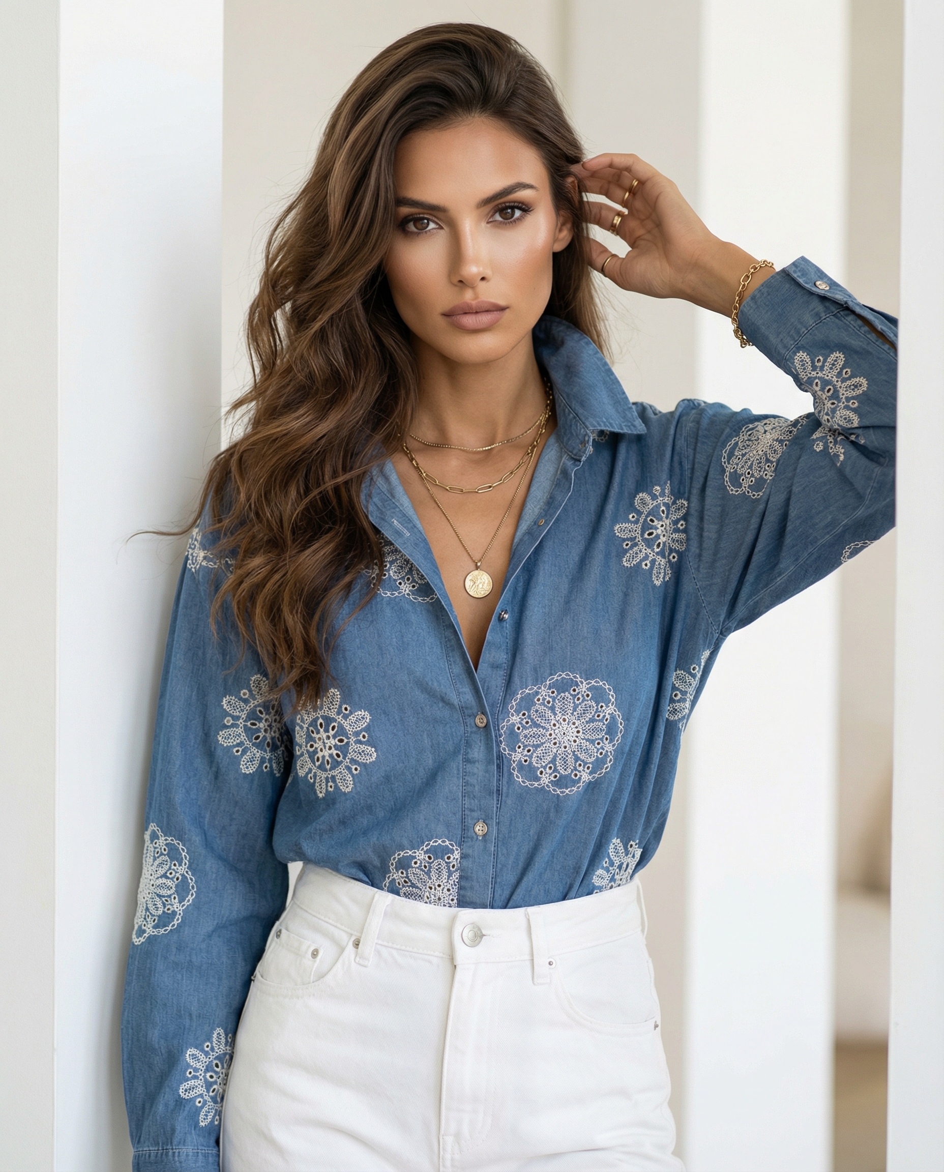 Cropped Faux leather Jacket