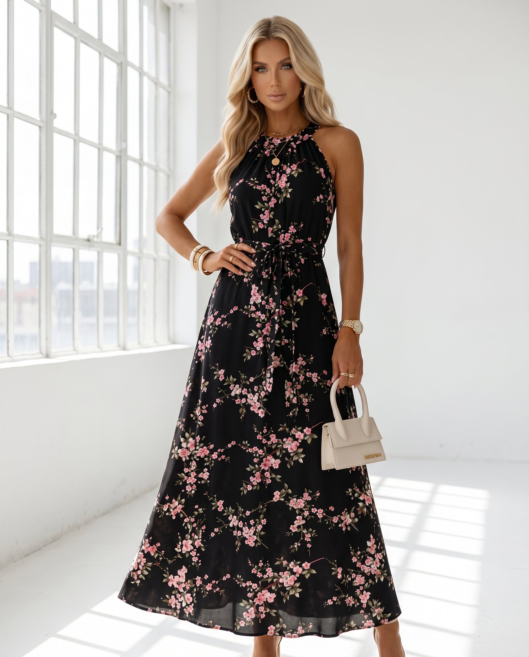 Sukienka GIORGINA Miss Sara Maxi - 2
