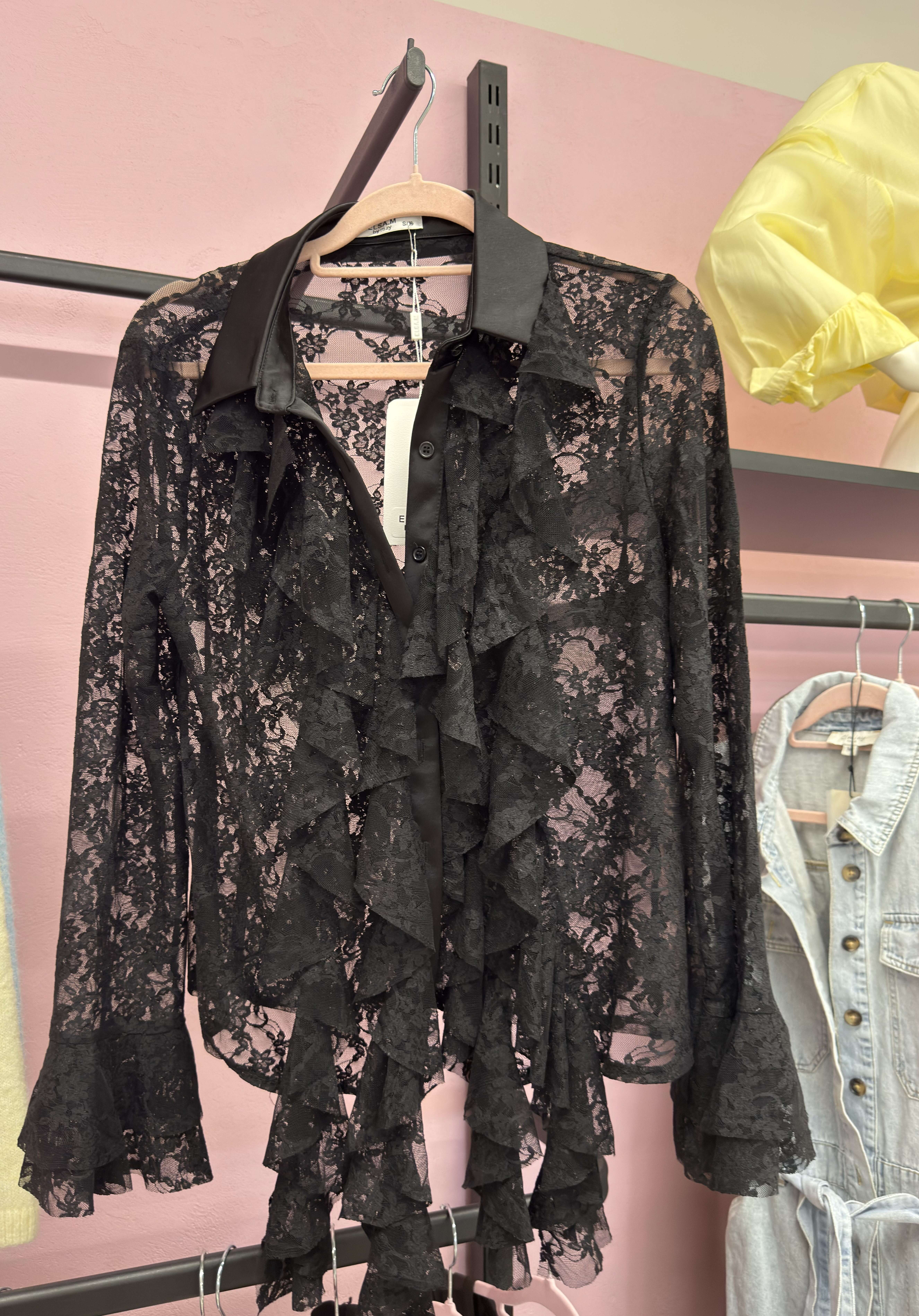 Cropped Faux leather Jacket