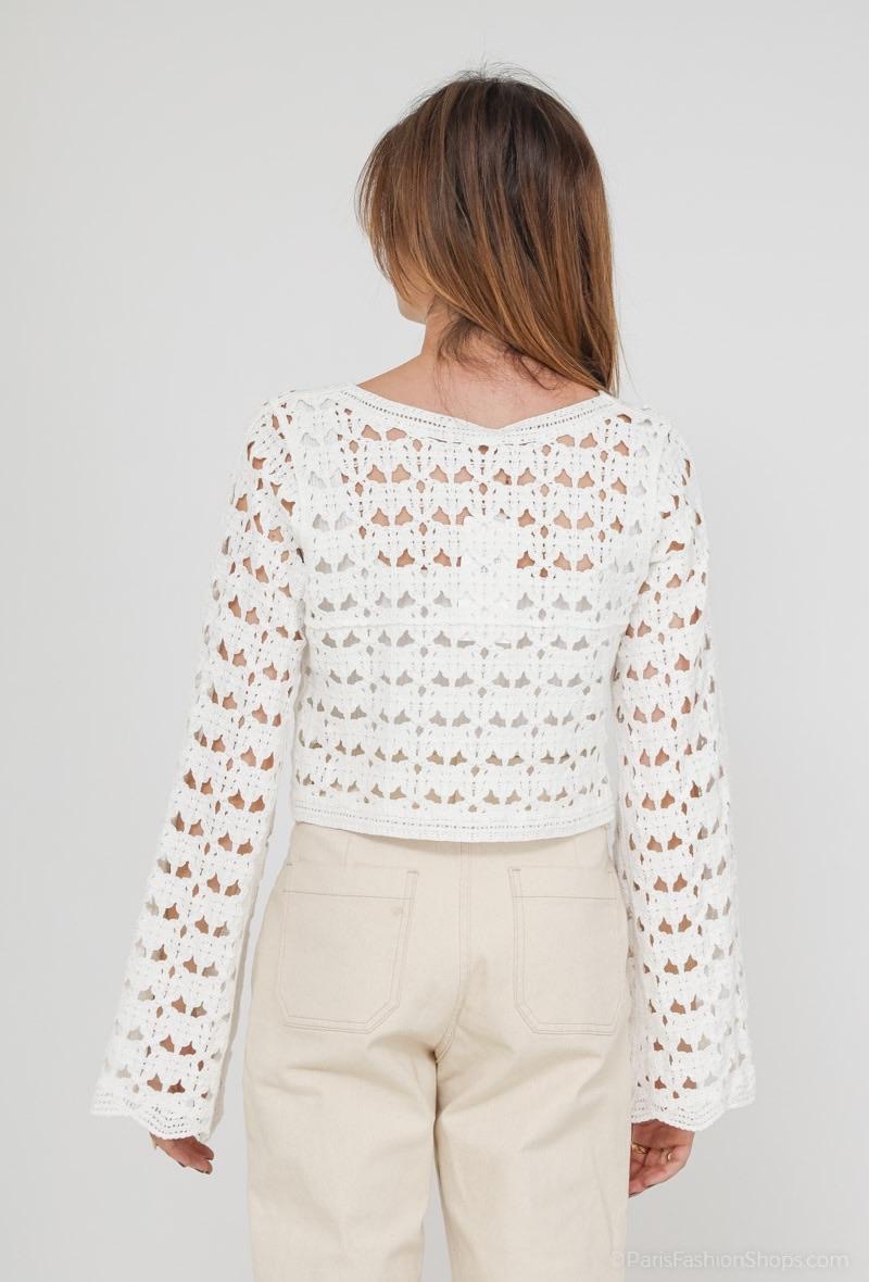 Cropped Faux leather Jacket