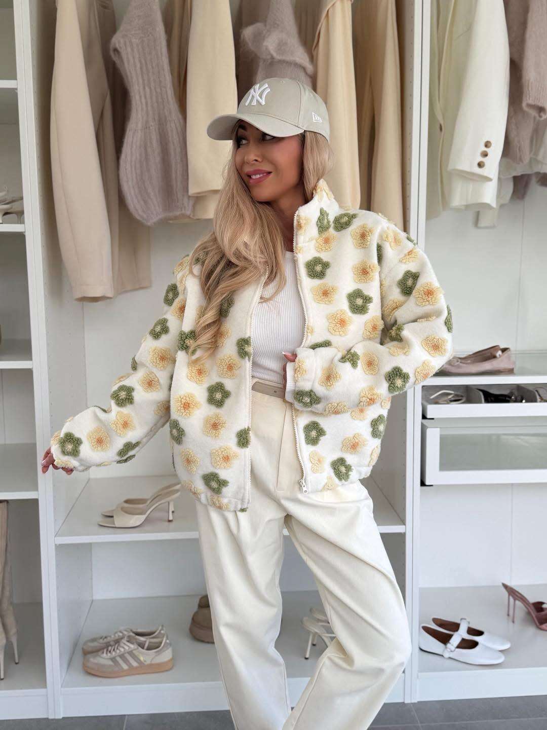 Cropped Faux leather Jacket