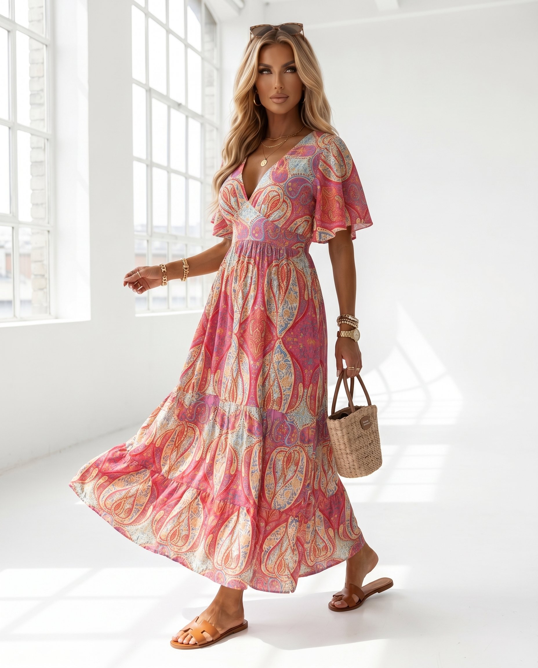Sukienka GISELLE Miss Sara Ruffles - 4