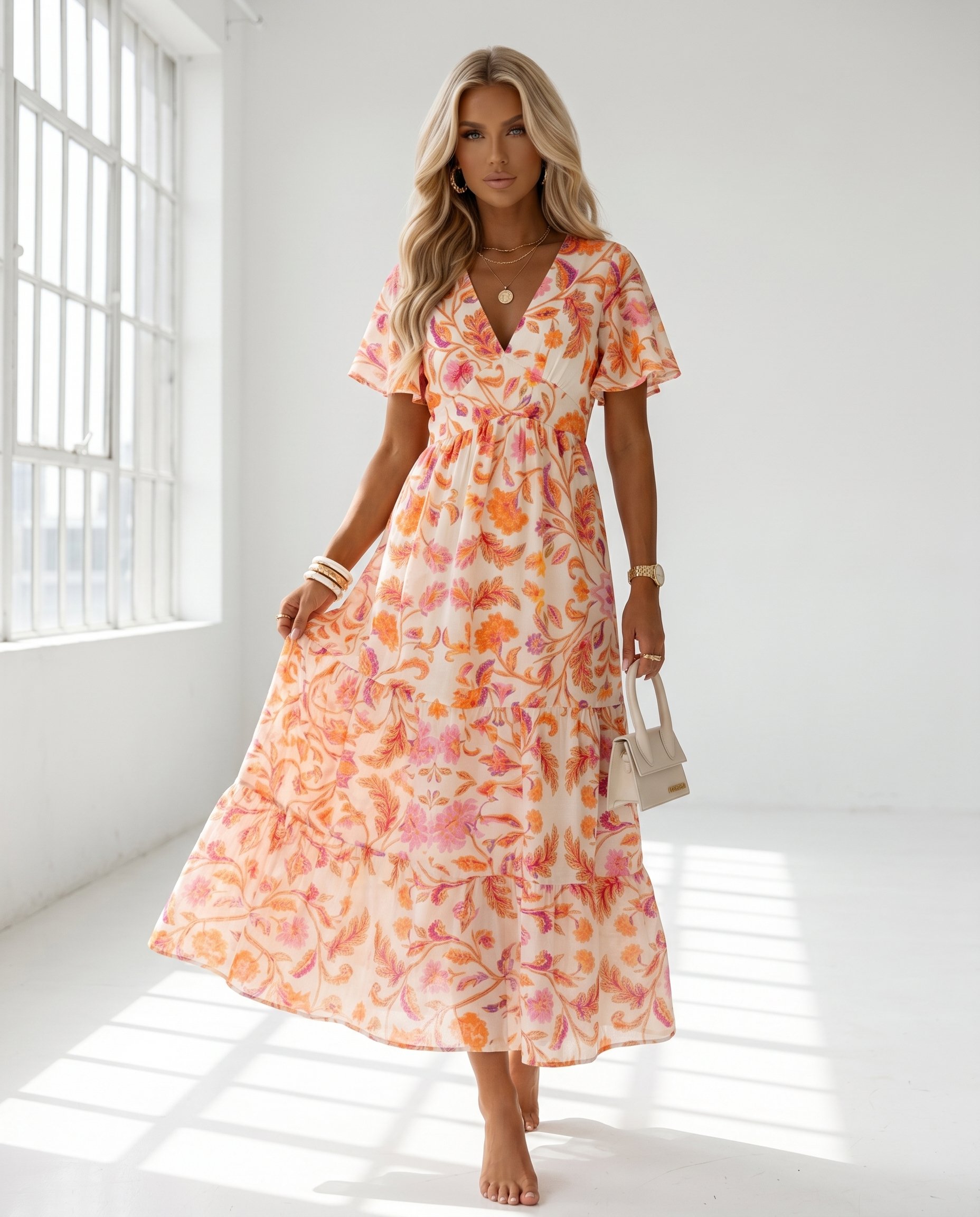 Sukienka OSKAR Miss Sara Ruffles