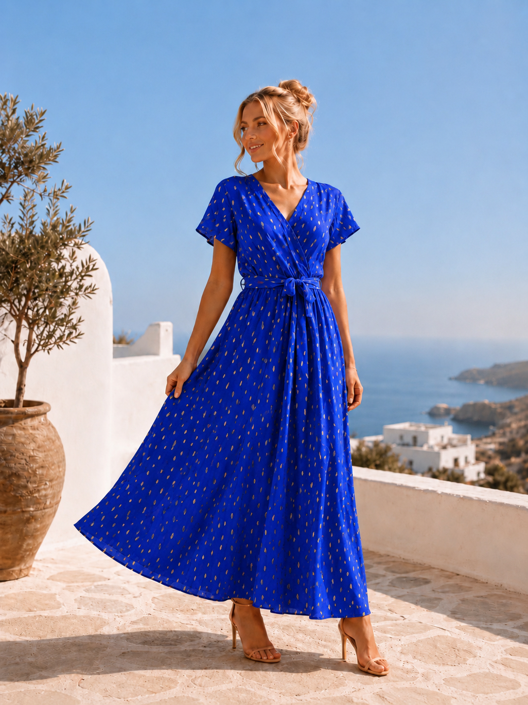 Sukienka MARBELLA  Miss Sara Sleeves - 7
