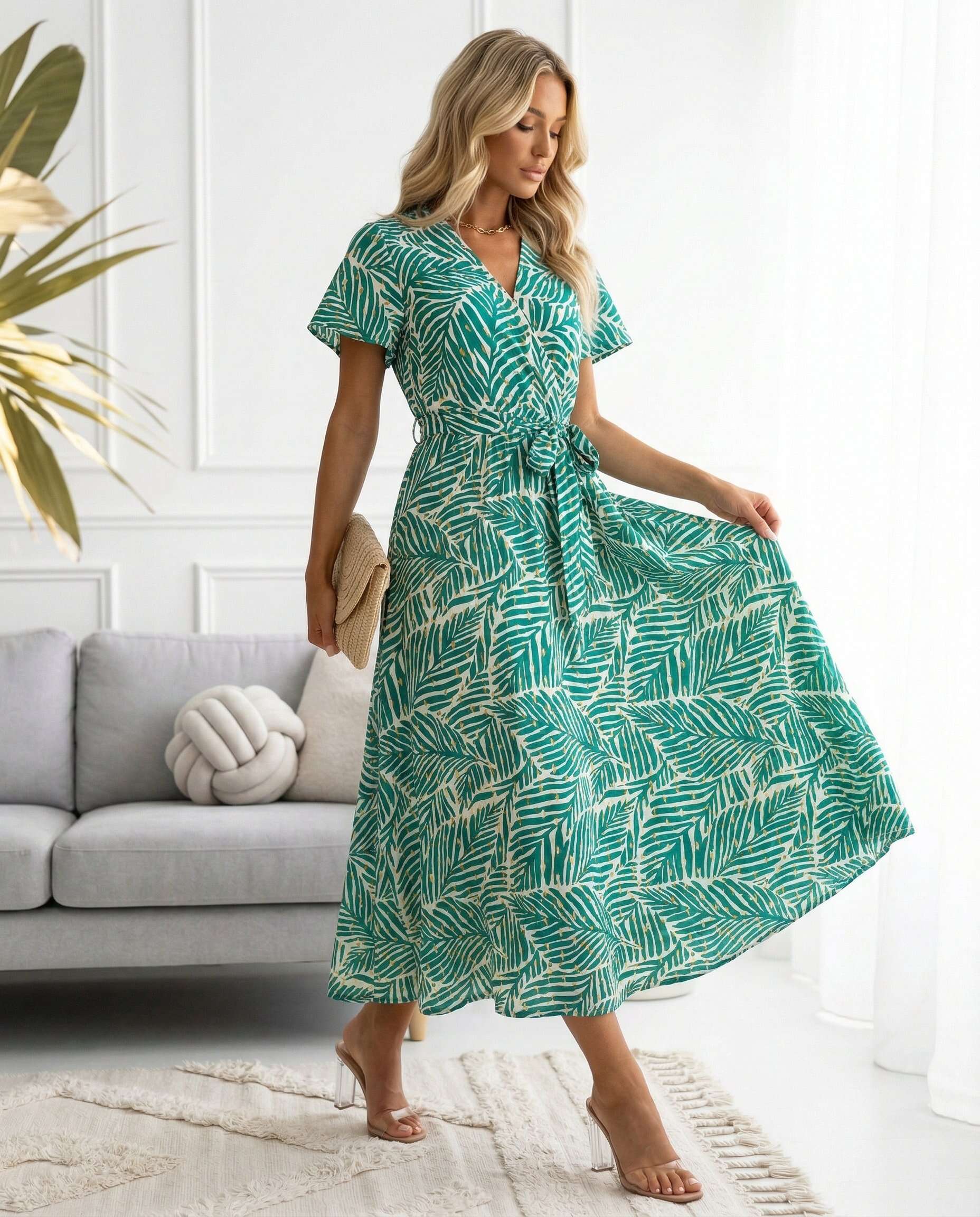 Sukienka TACOS GOLD Miss Sara Sleeves