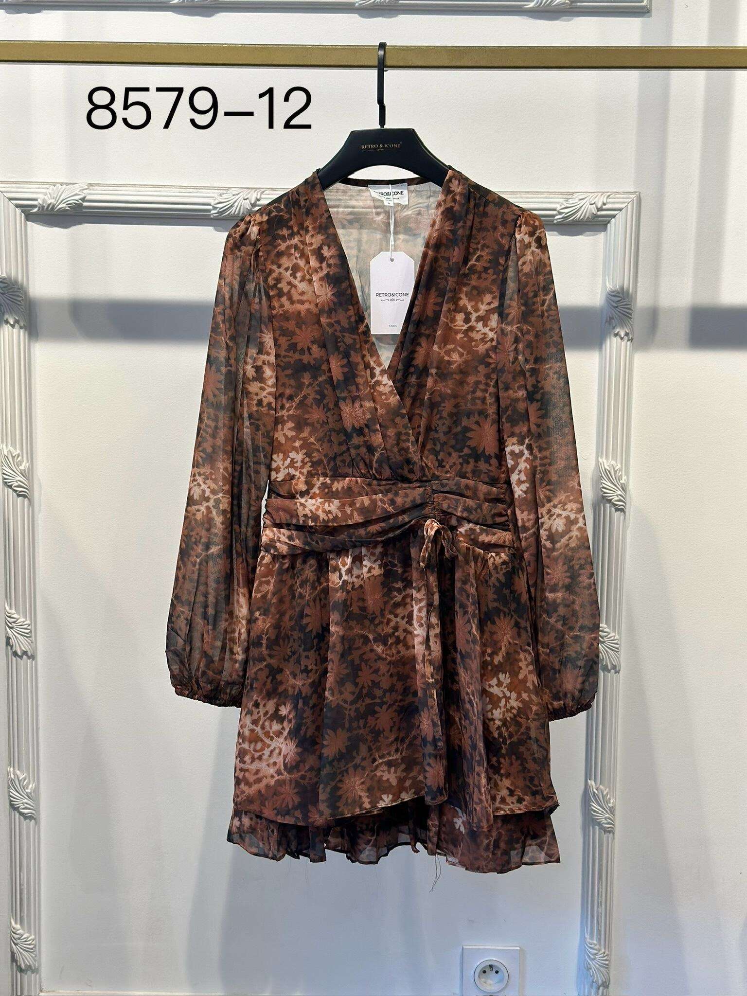 Cropped Faux leather Jacket