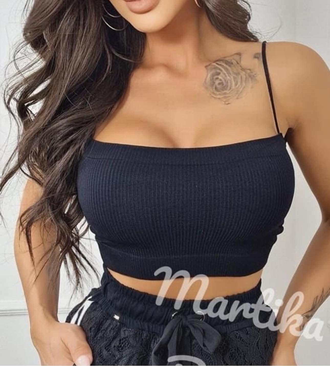 Cropped Faux leather Jacket