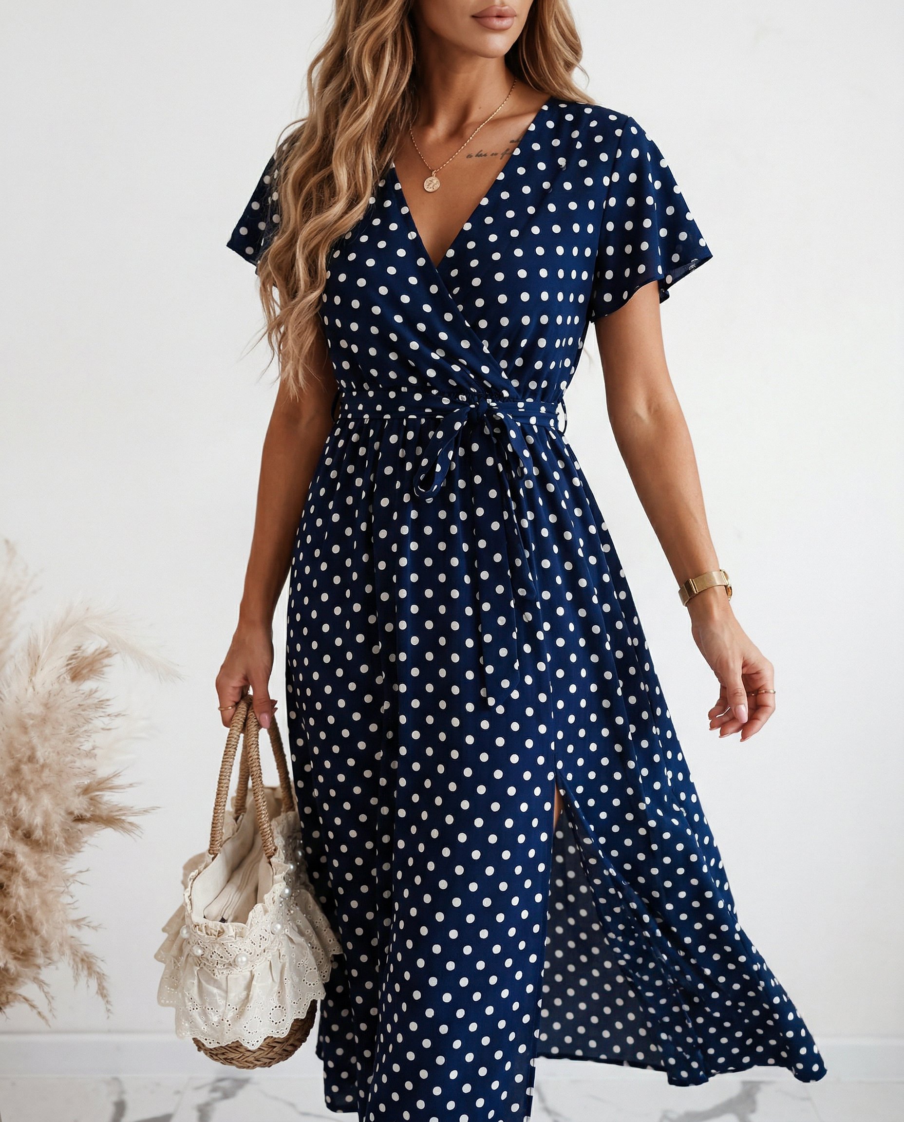 Sukienka GROCHY Miss Sara Sleeves