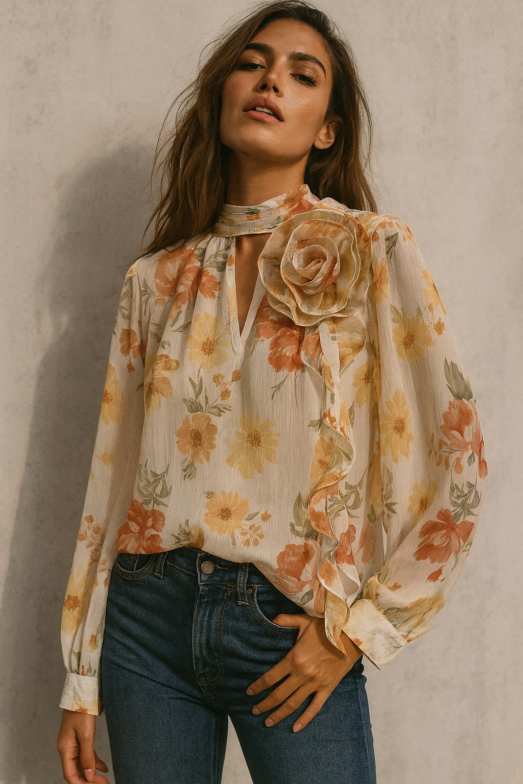 Cropped Faux leather Jacket