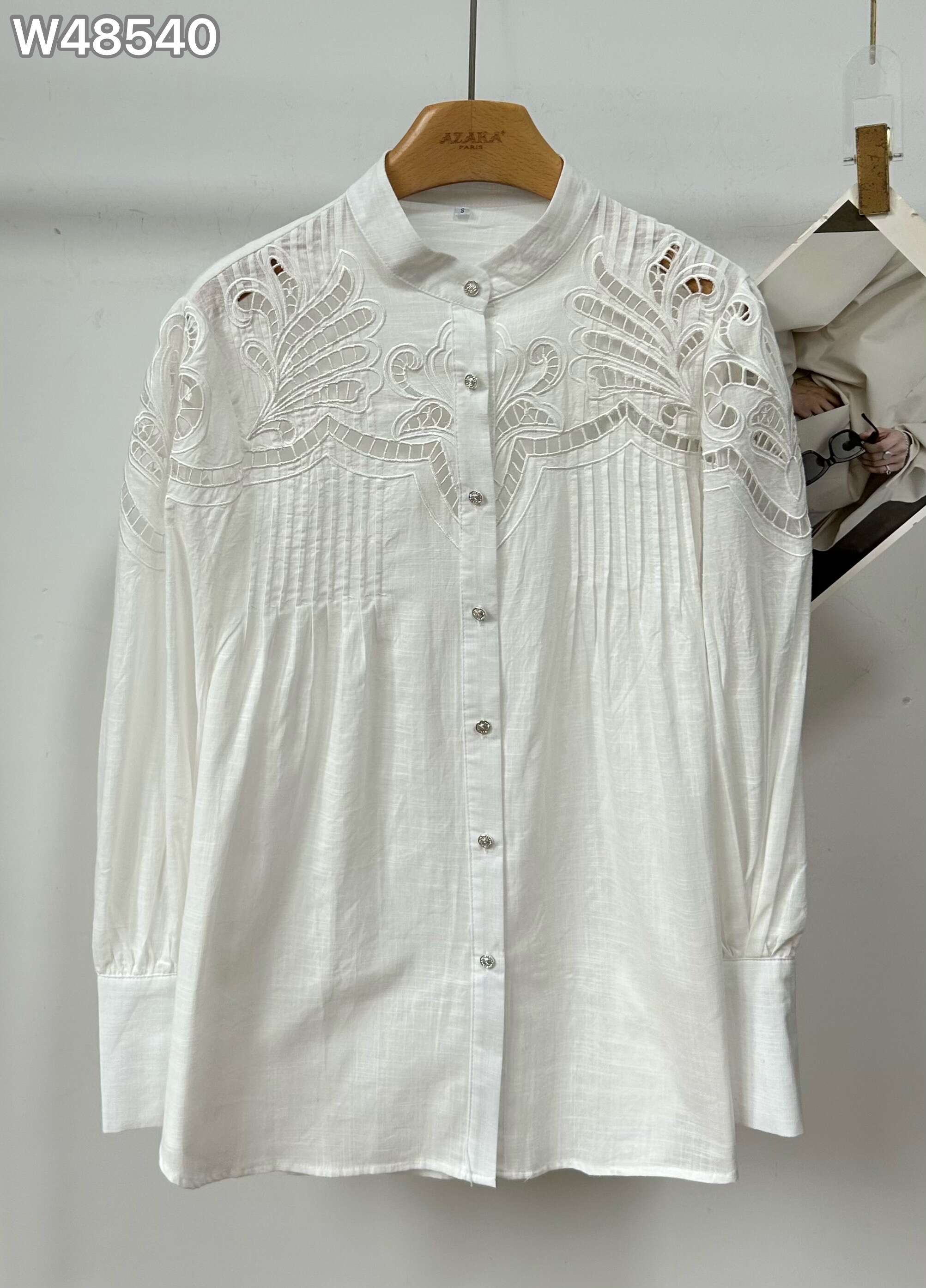 Cropped Faux leather Jacket