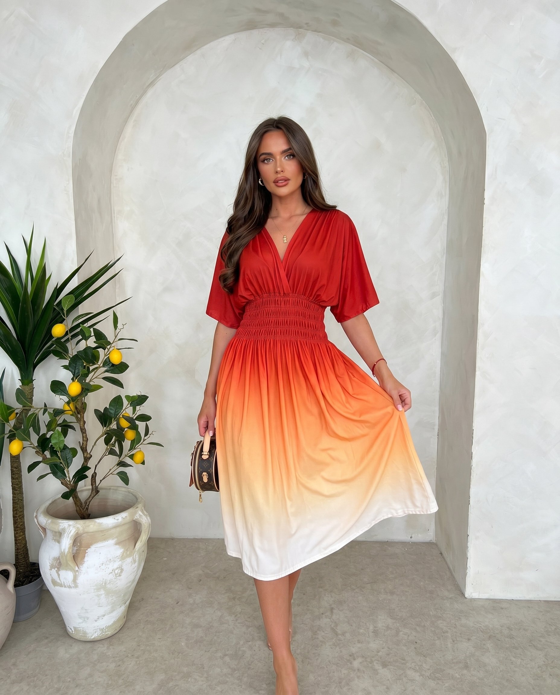 Sukienka LEYLA Zimny Materiał - 19