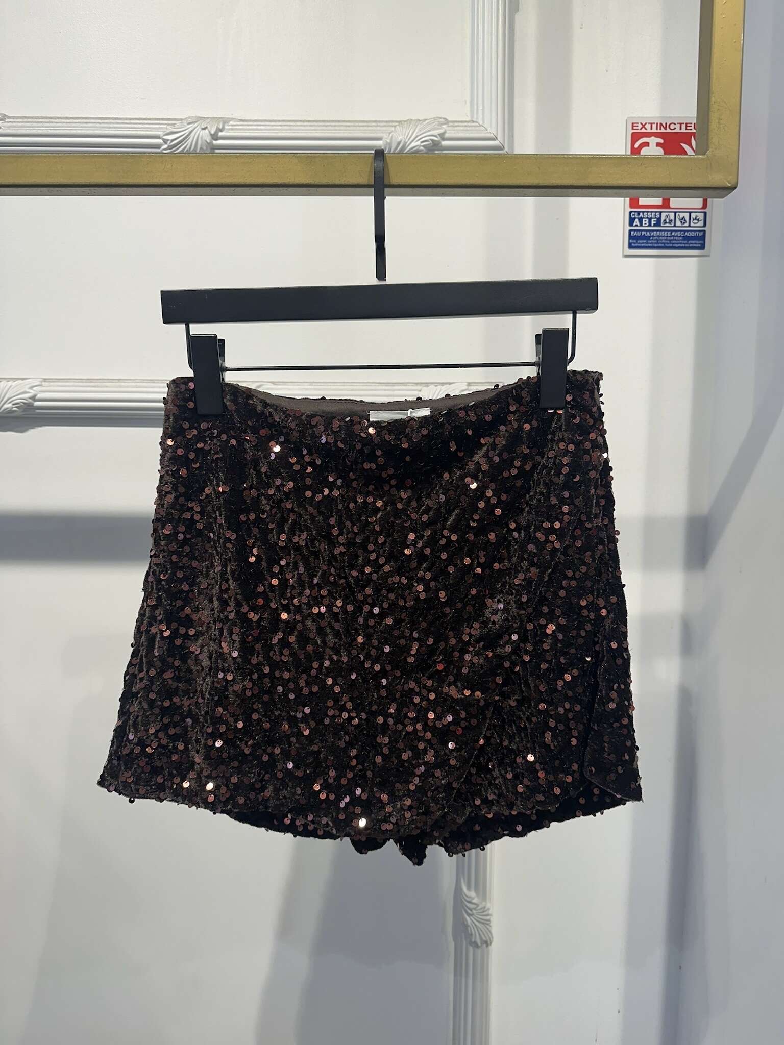 Cropped Faux leather Jacket