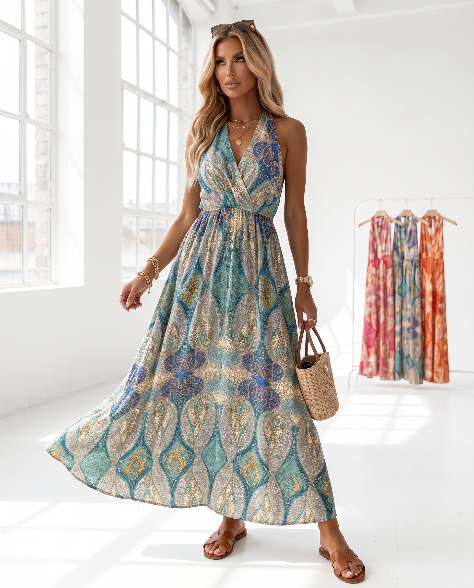 Sukienka GISELLE  Miss Sara Open Back - 6