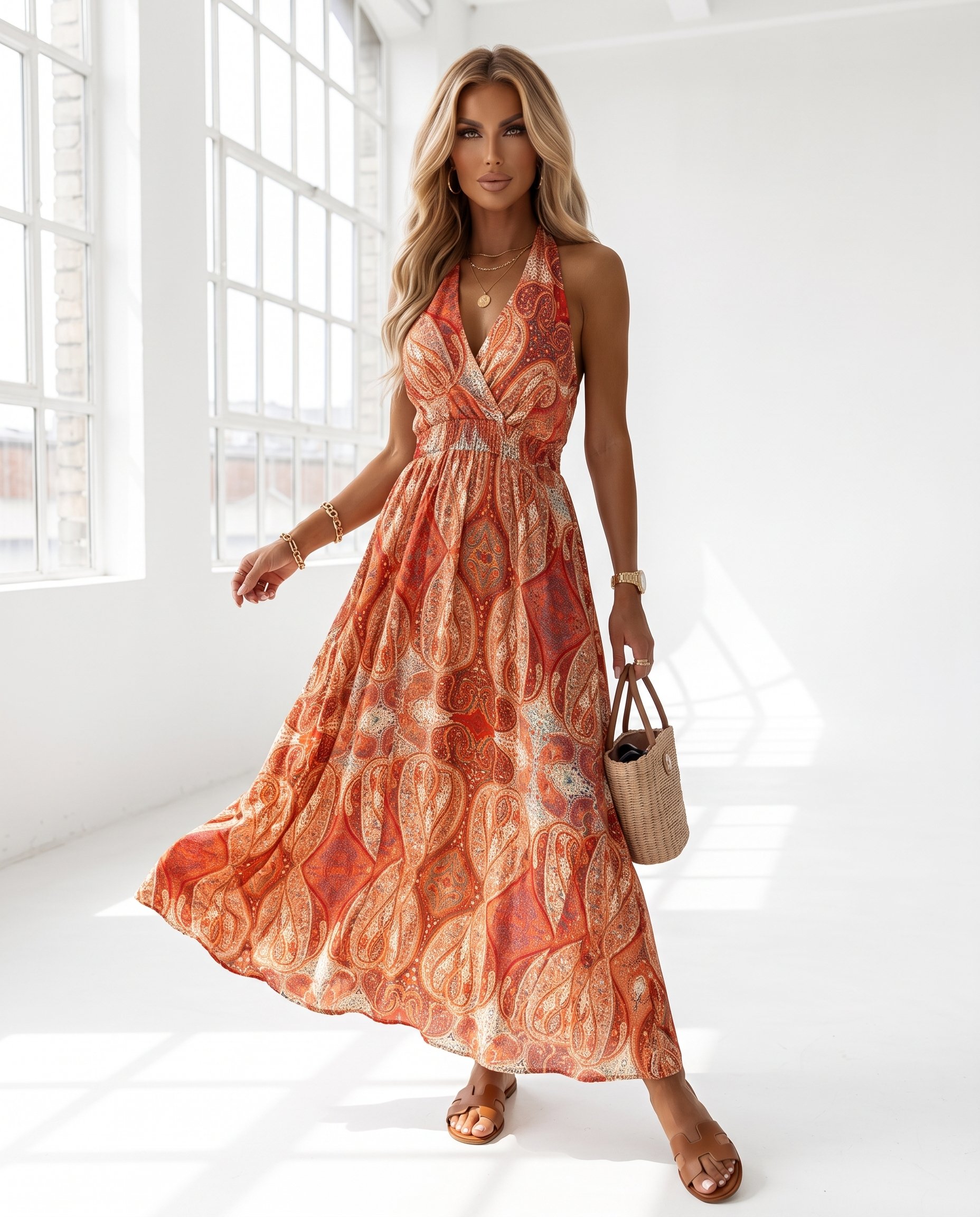 Sukienka GISELLE  Miss Sara Open Back