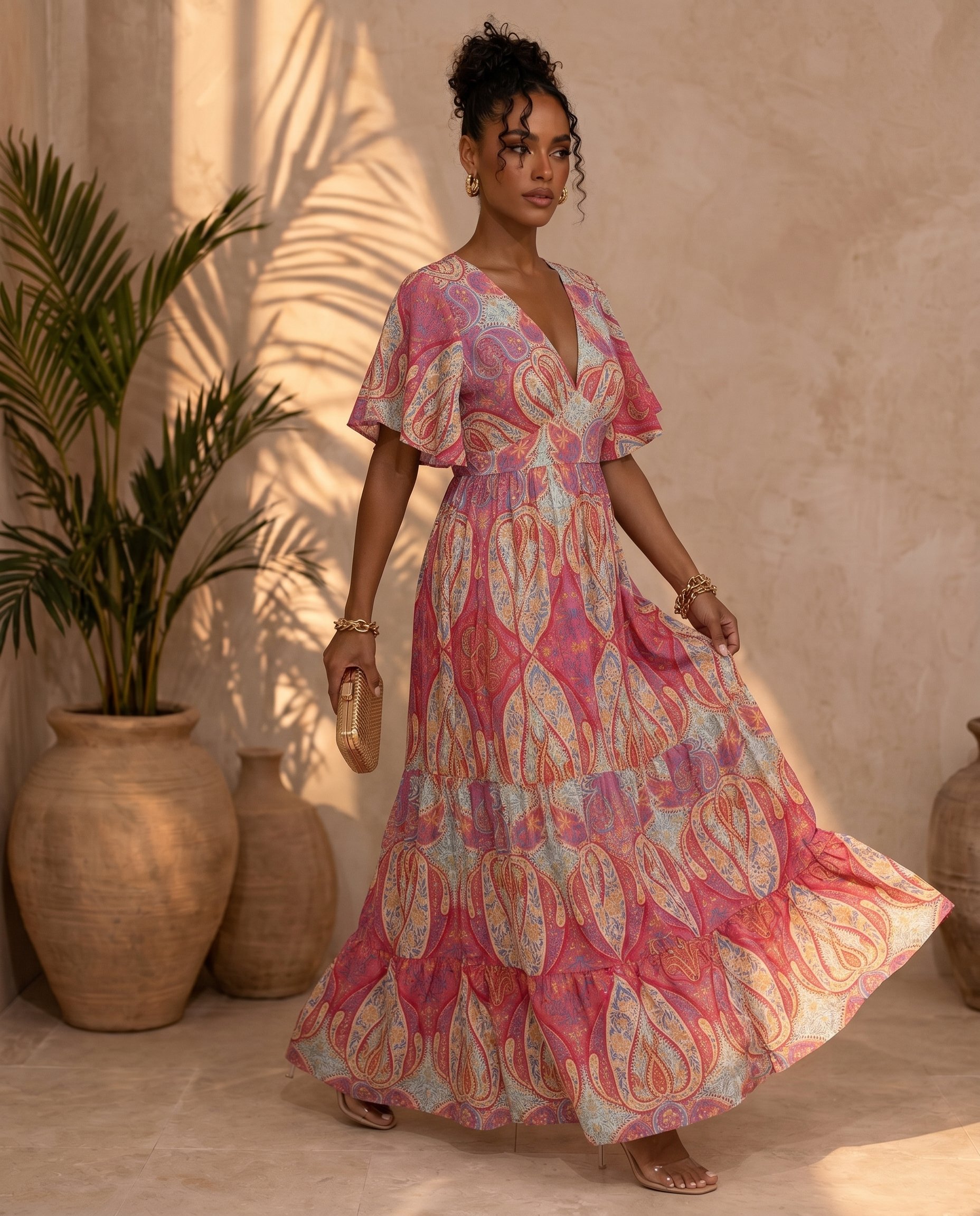 Sukienka GISELLE Miss Sara Ruffles