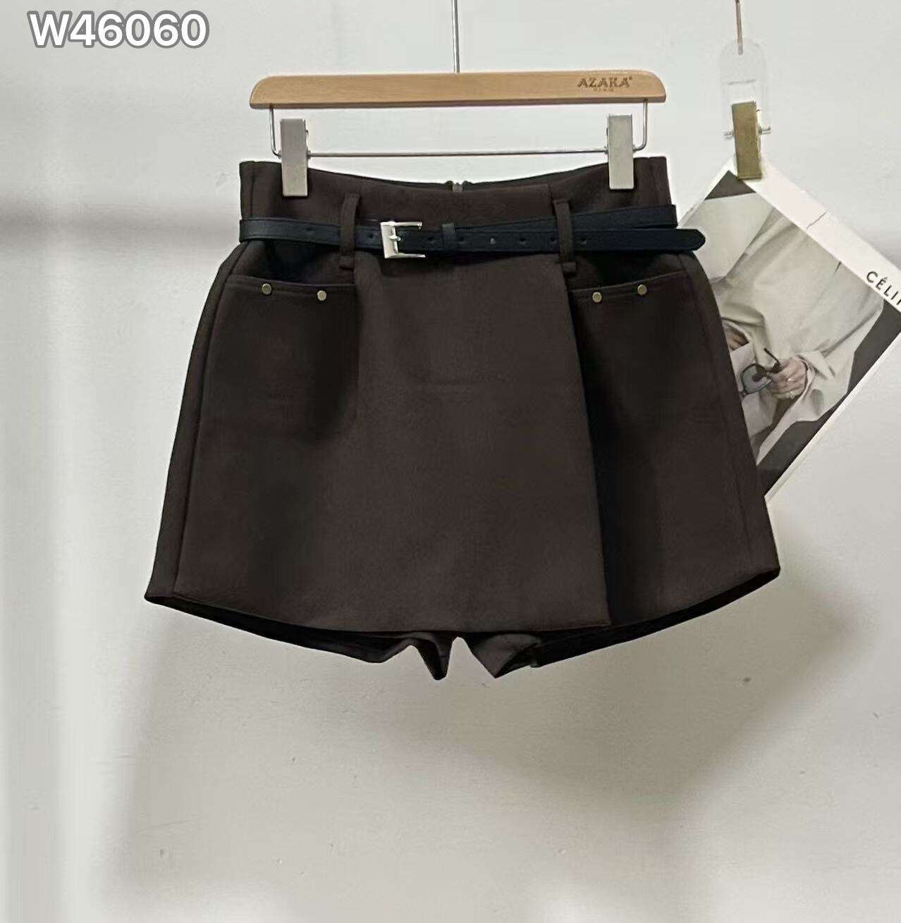 Cropped Faux leather Jacket